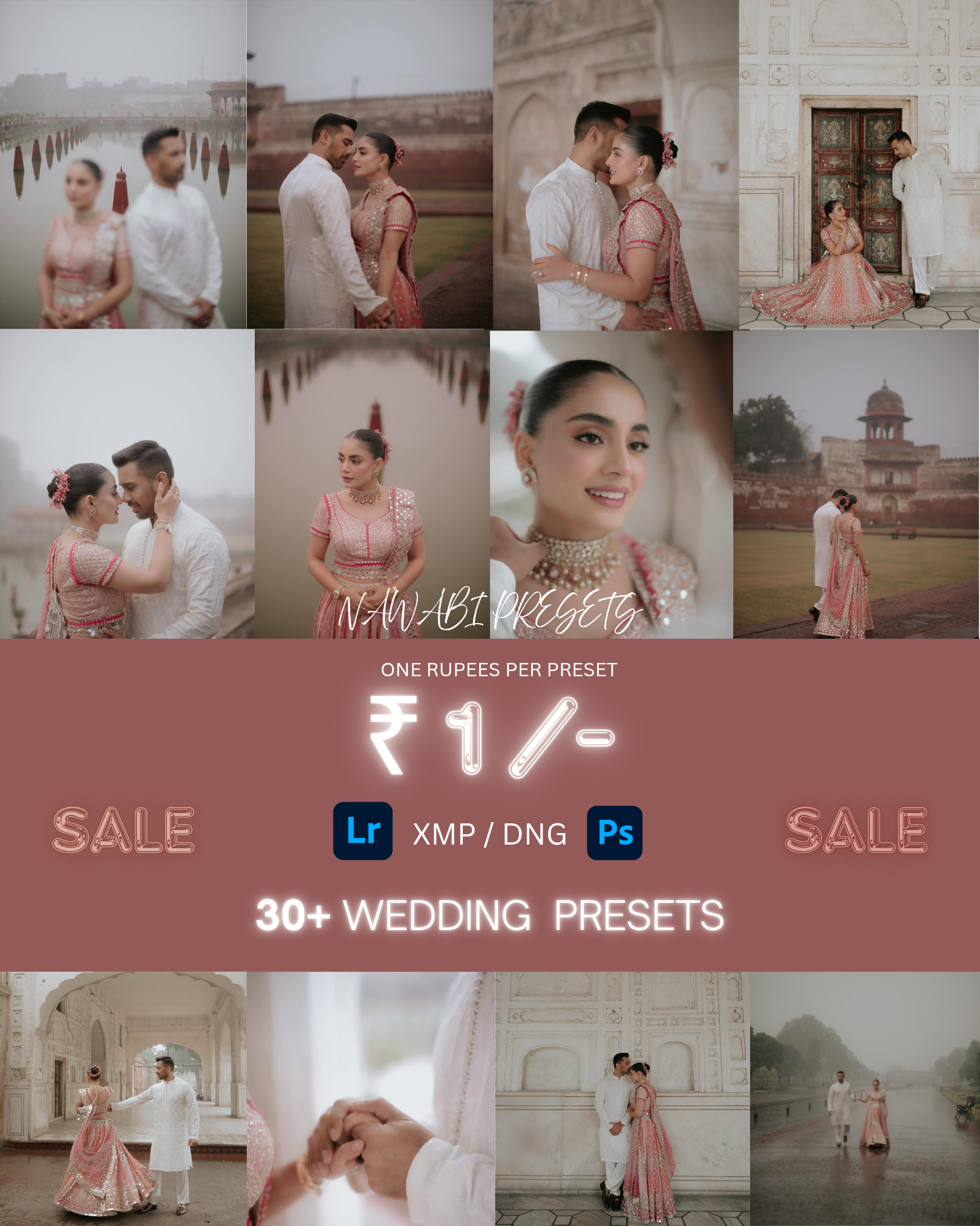 NAWABI PRESETS ( WEDDING & PREWEDDING )